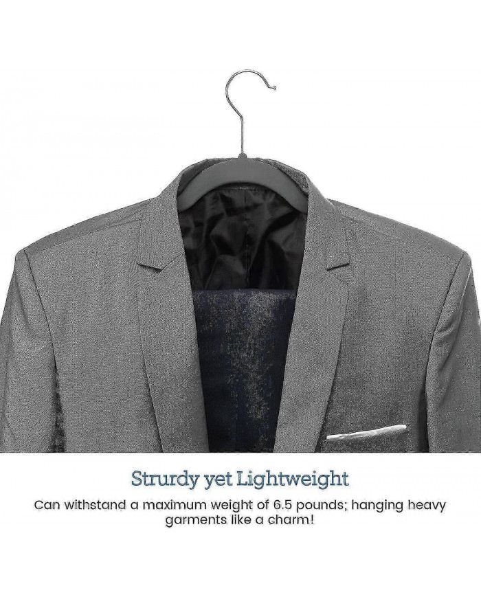 Cintres en velours antidérapants - Cintres de costume (pack de 10)