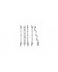 R7s 300w Ampoule halogène 118mm - Projecteur halogène linéaire blanc chaud 2800k, pour lampes de sécurité, [...]