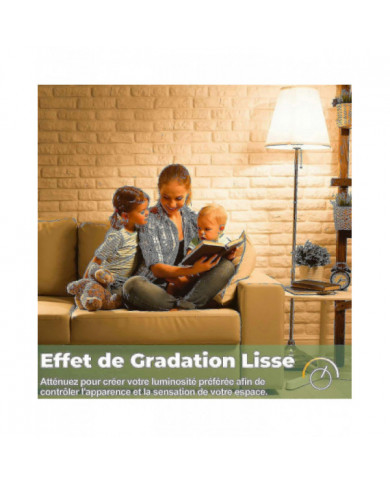 R7s 300w Ampoule halogène 118mm - Projecteur halogène linéaire blanc chaud 2800k, pour lampes de sécurité, [...]