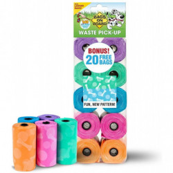 Sacs à bord Dog Poop Pick-Up Bags, Mode (Paquet de 140)