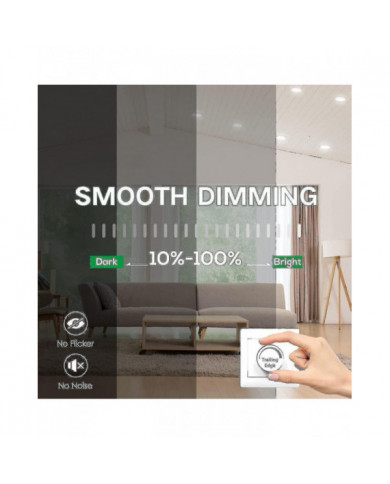 12pcs 7w Blanc Led Downlight Encastré Plafonniers Slim Spot Light