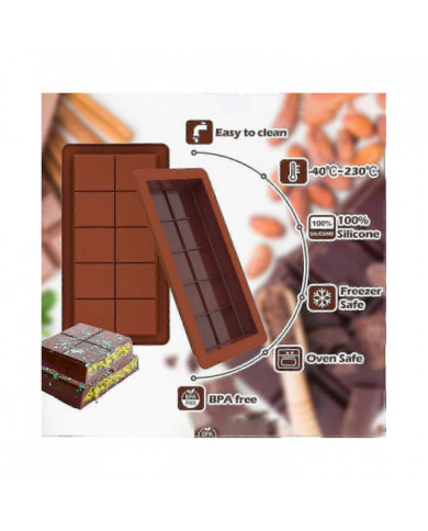 Chocolate Mould Silicone Dubai Chocolate Mould, Silicone Moulds, Chocolate Deep Chocolate Mould, Chocolate Bar [...]