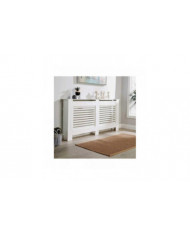 100cm de haut blanc couvercle de radiateur moderne MDF bois grill étagère armoire maison chauffage couverture