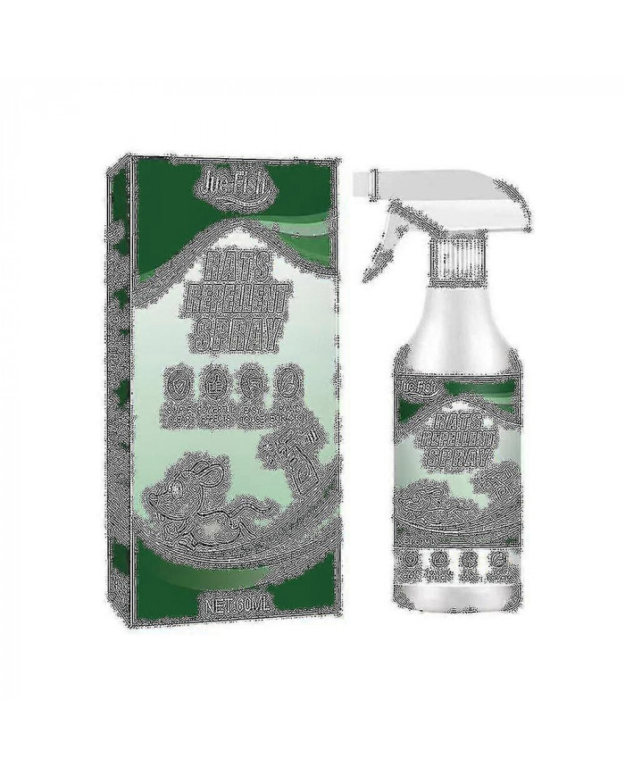 Répulsif pour souris Spray à l’huile de menthe poivrée Formule végétale Répulsif pour rongeurs 60ml -