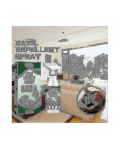 Répulsif pour souris Spray à l’huile de menthe poivrée Formule végétale Répulsif pour rongeurs 60ml -