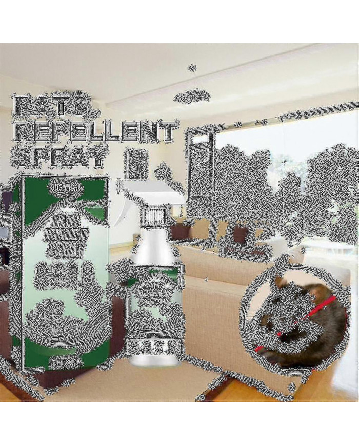 Répulsif pour souris Spray à l’huile de menthe poivrée Formule végétale Répulsif pour rongeurs 60ml -