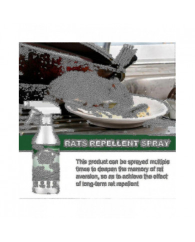 Répulsif pour souris Spray à l’huile de menthe poivrée Formule végétale Répulsif pour rongeurs 60ml -