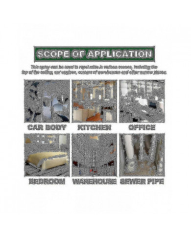 Répulsif pour souris Spray à l’huile de menthe poivrée Formule végétale Répulsif pour rongeurs 60ml -