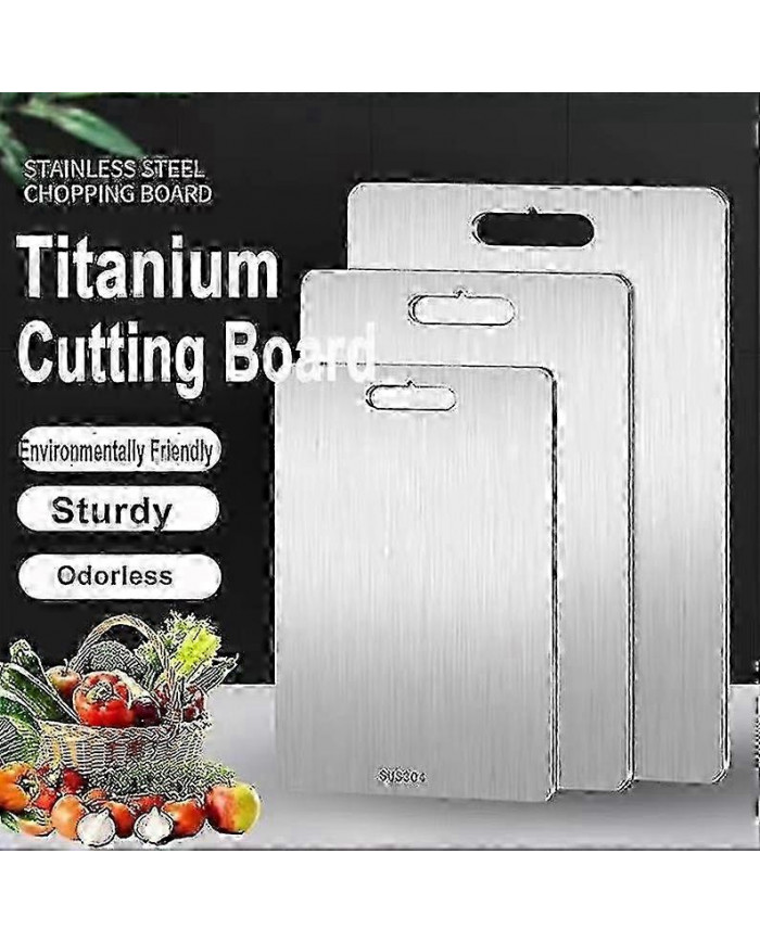 Planche à découper double face en titane planche à découper de cuisine de qualité alimentaire Planche à découper [...]