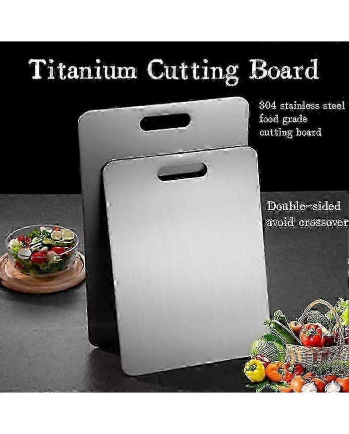 Planche à découper double face en titane planche à découper de cuisine de qualité alimentaire Planche à découper [...]