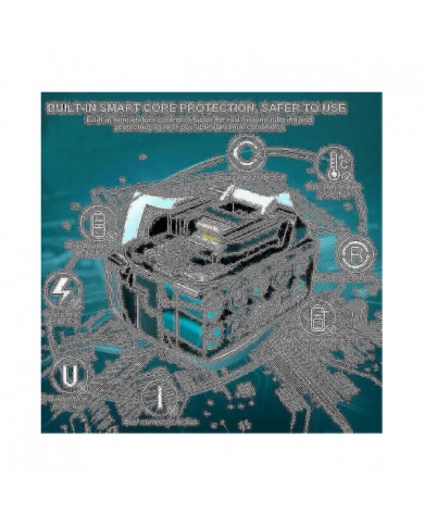 Pack de 2 pour batterie Makita 18v 6.0 / 8.0 Ah Lxt Li-ion Bl1850b Bl1830b Bl1860b Sans fil