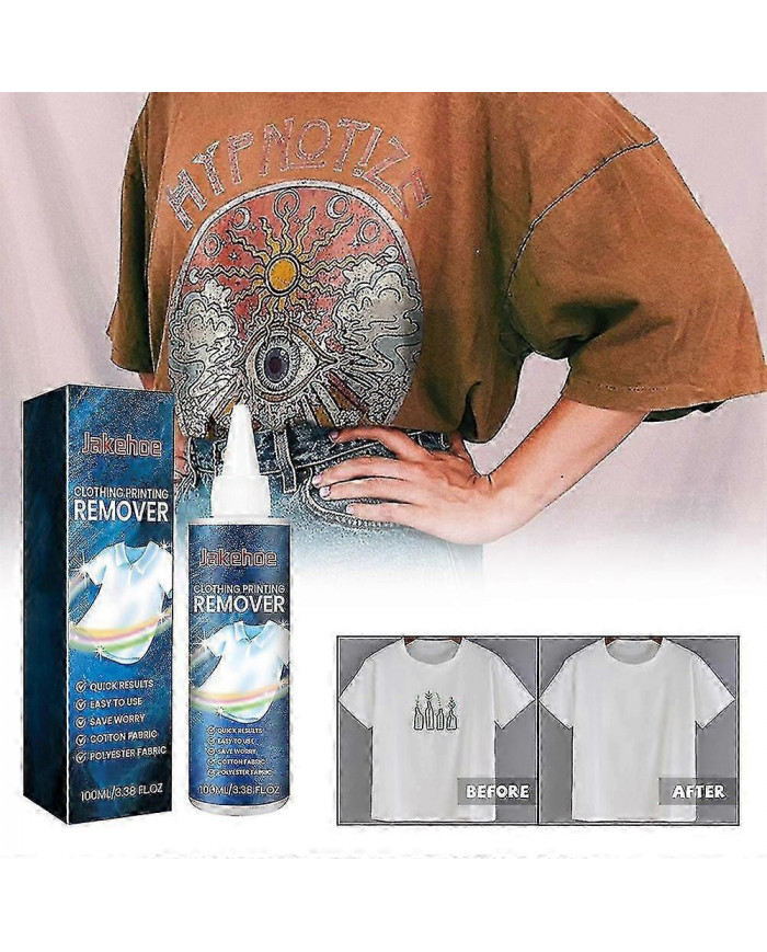 Clothes Print Remover Fabric Print Remover,pattern Remover,letter Cleaning Remover