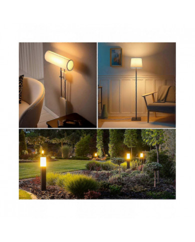 Pack de 6 ampoules halogènes R7s 118mm 230w dimmable 230v 4650lm 2800k blanc chaud économie d’énergie tungstène [...]