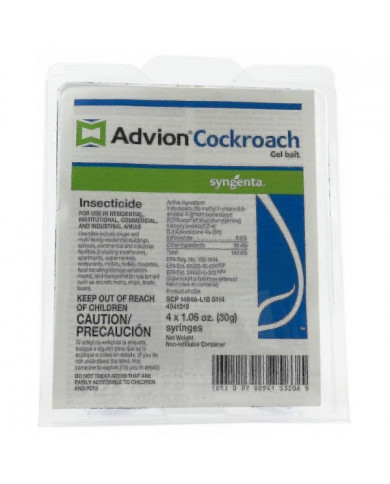 Appât en gel pour cafards, Gram Tube Cockroach Control (Brun 30g)-4pcs