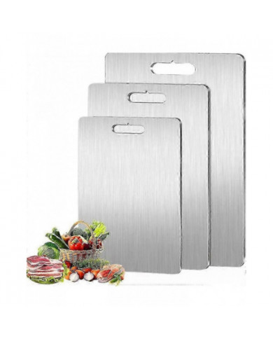 Planche à découper en titane Planche de cuisine légère et durable Billot facile à nettoyer pour le pique-de [...]