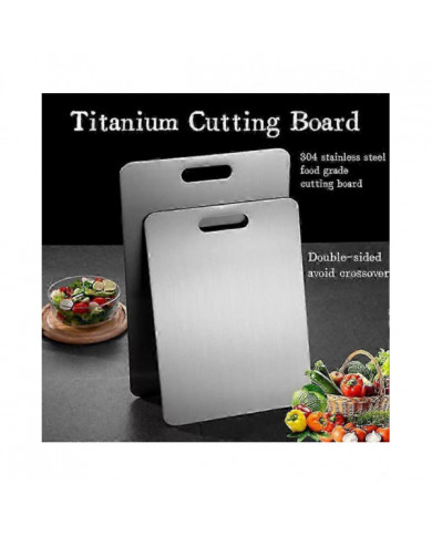 Planche à découper en titane Planche de cuisine légère et durable Billot facile à nettoyer pour le pique-de [...]