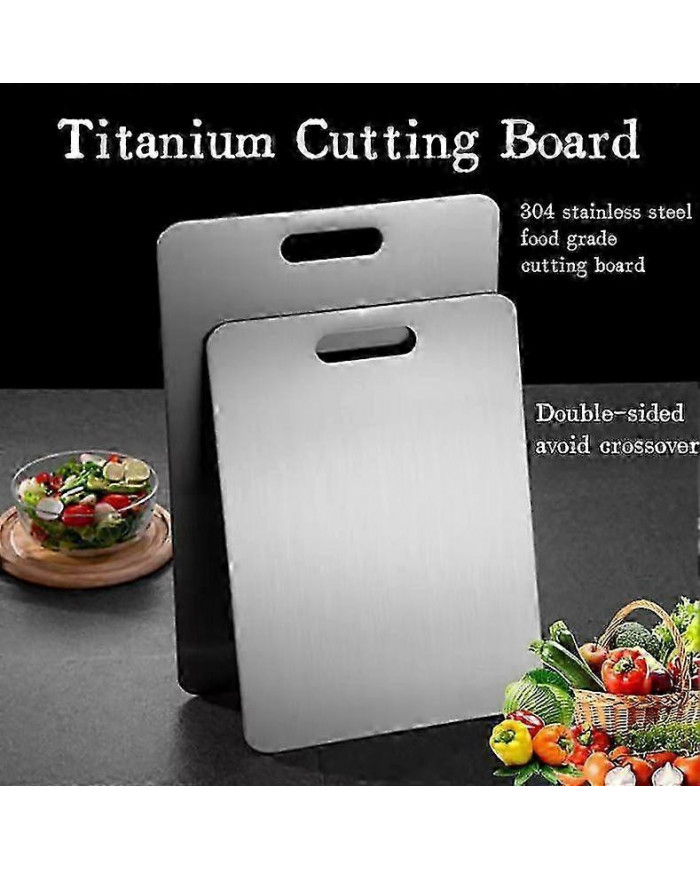Planche à découper en titane Planche de cuisine légère et durable Billot facile à nettoyer pour le pique-de [...]