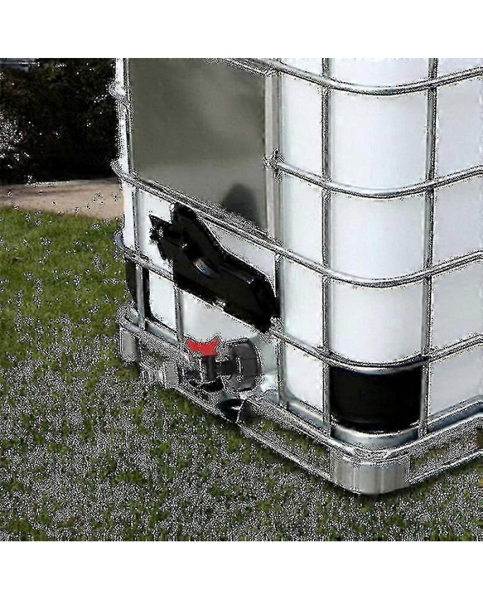 2024 Réservoir d’eau Ibc flambant neuf de 1000 litres avec vanne adaptateur S60x6 et 3/4-yvan (robinet uniquement)[alj]