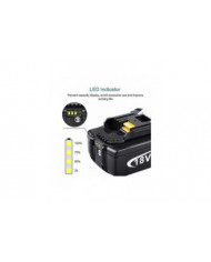 Pack de 2 compatible avec Makita 18v batterie 6.0 Ah Lxt Li-ion BL1850B BL1830B BL1860B Sans Fil, 100% Ne