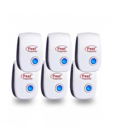 Ultrasons insecte rongeur répulsif 6 Pack, Répulsif électronique d’intérieur, Ifor Moustiques / cafards / souris / [...]