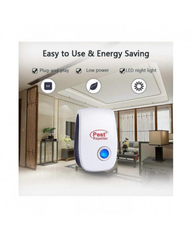 Ultrasons insecte rongeur répulsif 6 Pack, Répulsif électronique d’intérieur, Ifor Moustiques / cafards / souris / [...]