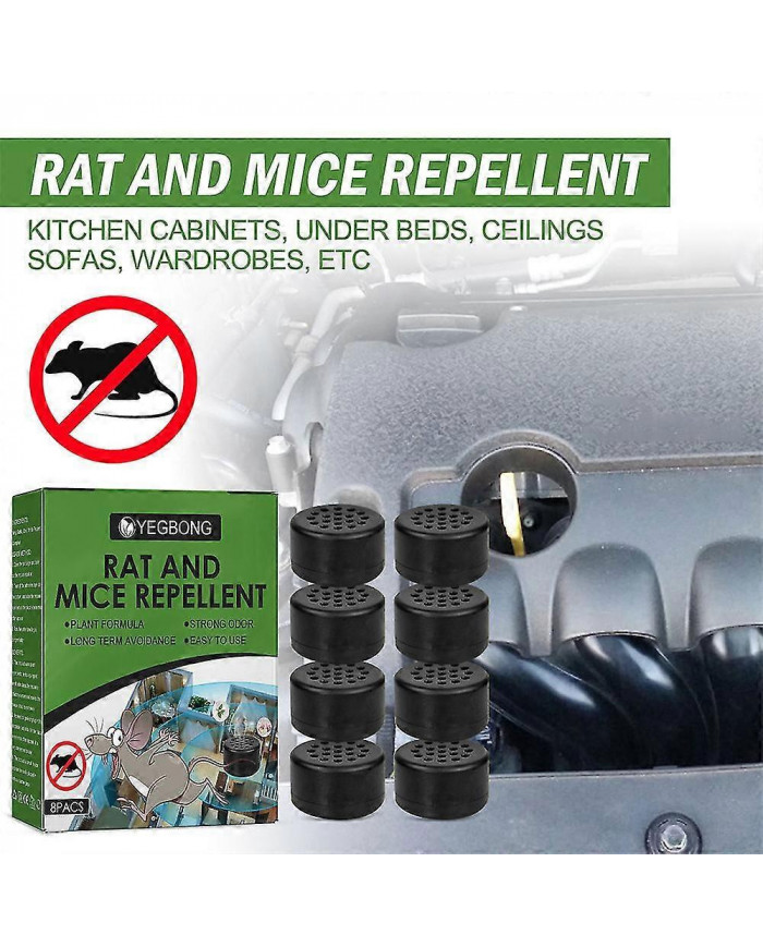 8-24pcs Rat Souris Répulsif Pilule Répulsif Menthe poivrée Huile Souris Rongeur Lutte Antiparasitaire