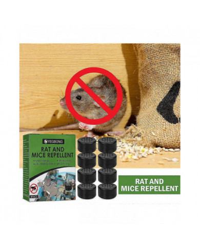 8-24pcs Rat Souris Répulsif Pilule Répulsif Menthe poivrée Huile Souris Rongeur Lutte Antiparasitaire