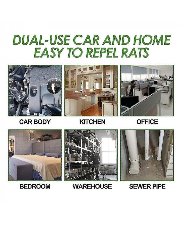 8-24pcs Rat Souris Répulsif Pilule Répulsif Menthe poivrée Huile Souris Rongeur Lutte Antiparasitaire